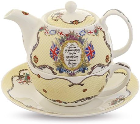 Halcyon Days Vivat Regina Tea For One