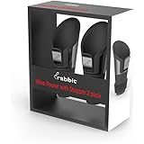 Rabbit Wine Pourer Stoppers (Stainless Steel, Set of 2)