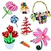 450 Pieces Pipe Cleaners Set, Including 300 Pcs 26 Colors Chenille Stems, 100 Pcs 6 Size Wiggle Googly Eyes and 50 Pcs Pom Poms for Craft DIY Art Supplies