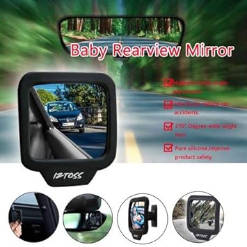 Rotation A 360 Securise Incassable Miroir Pour Bebe Reglable Rotation Incassable Enfant Retroviseur Gereton Auto Pour Bebe Miroir Sieges Auto Et Accessoires Talla Accessoires