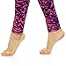 SOUTEAM Womens Yoga Leggings with Pocket, Lightweight Fitness Pants, Purple & Pink, Medium