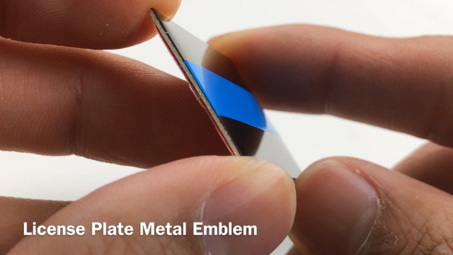Marco De Matrícula De Metal De Aluminio Con Bandera Táctica Americana De Línea Azul Fina Para Policía Y Aplicación De La Ley - España