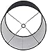 Black Linen Cylinder Lamp Shade 8x8x11 (Spider)