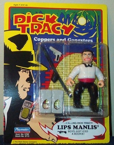 Dick Tracy Coppers and Gangsters Lips Manlis Action Figure