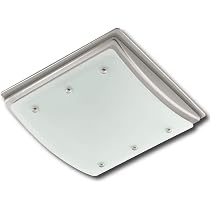 Hunter 81030z Halcyon Decorative Bathroom Ventilation Exhaust Fan and  Light, Chrome - Amazon.com