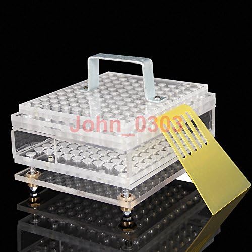 Acrylic Empty Capsule Plates Holder With Tamper for Size 00