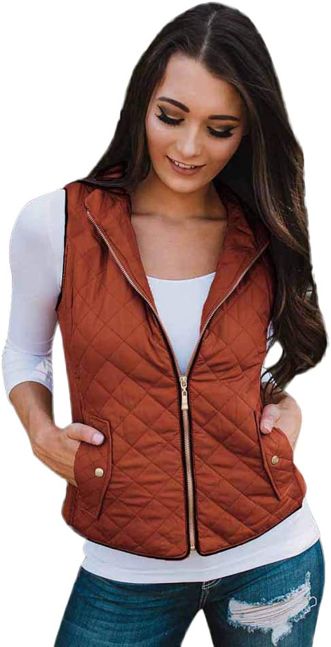 Womens Casual Gilet Ladies Packable Ultra Lightweight Down Vest Outdoor