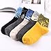 Chalier 3-5 Pairs Womens Vintage Style Casual Cotton Crew Socks Cute Funny Sock
