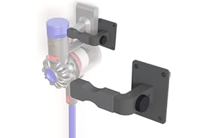 LIBOER Adjustable Vacuum Wall Mount for Shark Vacuum Shark Cordless Vacuum Wall Mount Compatible for V7 V8 V10 V11 V12 V15 Shark IX141 IZ562H IZ682H IZ361H IZ462H IZ163H IZ363HT IZ483H (Grey)