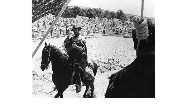 Clint Eastwood 8x10 Tips Hat At Hanging Eli Wallach The Good The