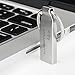 Luboton USB Flash Drive 64GB - Silver with Keychain Design/Lu-08u-64