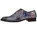 Bolano Mens Exotic Faux Snake Skin Print Oxford Dress Shoe: Style Seabrook