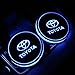 Bearfire Car Logo LED Cup Pad led cup coaster USB Charging Mat Luminescent Cup Pad LED Mat Interior Atmosphere Lamp Decoration Light (Toyota)