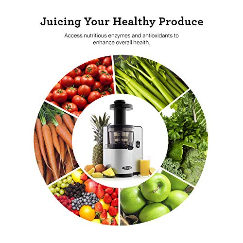 Omega VSJ843QS Vertical Masticating 43 RPM Compact Cold Press Juicer