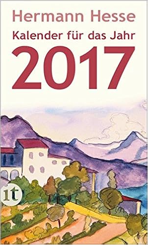 Insel Kalender Fur Das Jahr 2017 Insel Taschenbuch Amazon De Hesse Hermann Michels Volker Bucher