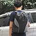 Damero Drawstring Backpack, Lightweight Sport Gym Shoulder Bag Sack pack Rucksack with Reflective Tapes, Perfect for Travel, School, Exercise.