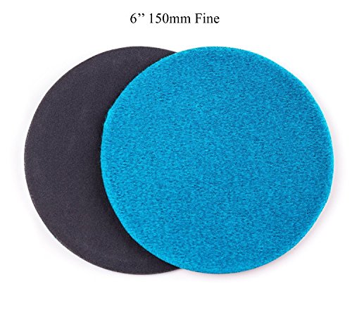GP13602 GP-PRO50 FINE Grade Sanding Disc for Glass, Silicon Carbide Abrasive Disc / 6-Inch (Pack of 10)