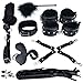 Gagu Bed Leather Bondage Restraint 10 Piece Kit for Women, 28.8 Ounce