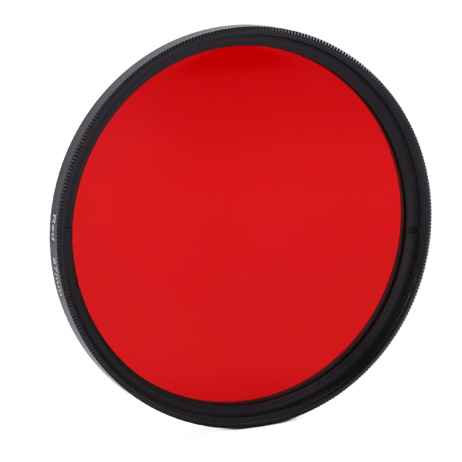 Red Color Camera Lens Filter 67mm 62mm 58mm 55mm 52mm Optical Glass Lens Filter for Maple Leaves, Sunset, Evening Clouds, Burnt Clouds or Desert (67mm)