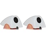 Car Side Door View Blind Spot Camera, EWAY Mini Side Left & Right Mount Flip Image Switchable Cameras, Backup Camera RCA Conn