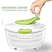 Salad Spinner Dryer, LOVKITCHEN Cooking Grips Salad Spinner - 5L Large Capacity, Easy Spin for Tastier Salads & Dishwasher Safe