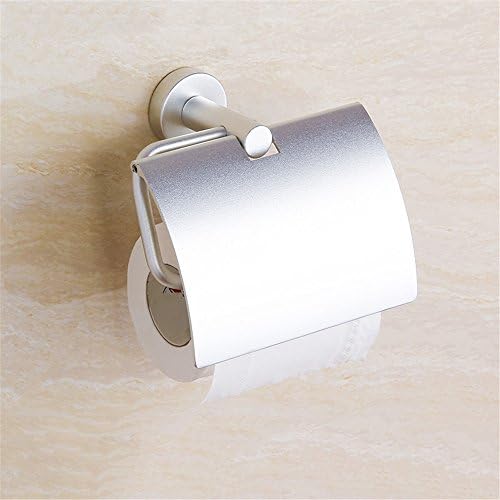 RFVBNM Toilet Paper Holder Space Aluminum Towel Rack Hotel Bathroom Tray Toilet Wall Paper Toilet Paper Towel Holder Bathroom Bedroom Kitchen Paper Holder