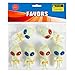 Pack Of 12 Alien Paratroopers Plastic 2.5 Inches 2 Colors Eyes, Red And Blue - Stringed Paratroopers Assortment Action Figures - For Kids Great Party Favors, Fun, Toy, Gift, Prize - By Kidsco