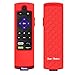 Bear Motion Case for Roku 2017/2018 Remote Controller - Silicone Shock Resistant Cover for Ruko 2017 Remote Controller (Streaming Stick/Stick + / Express/Express + 2017/2018, Red)