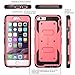 iPhone 6 Case, **Super Heavy Duty** i-Blason Apple iPhone 6 Case 4.7 inch [Slim Fit] Armorbox Series (Dual Layer) Hybrid [Full-body Protective] Case with Front Cover and Built-in Screen Protector / Impact Resistant Bumpers for iPhone 6 (Pink)