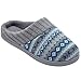 RockDove Sweater Knit Scuff Slippers for Women, Size 9-10 US Women, Teal Blue