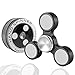 Viciviya Fidget Spinner - EDC Tri-spinner Metal Hand Spinners Focus Stress Reducer Toy - Perfect For ADD ADHD Anxiety and Autism Adult Kids (black)