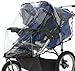 Instep Weather Shield Double for Swivel Wheel Jogger/Stroller