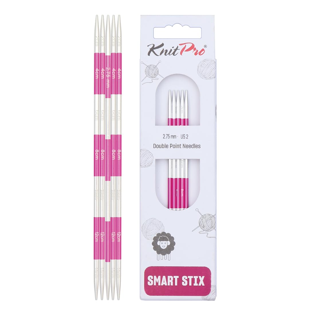 KnitPro Smartstix Double Pointed Needles 5.5" (14cm) | 2.75mm