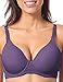 Gratlin Women's Padded Maternity Underwire Nursing Bra with Full Sling Gray purple 36DD