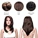 Brown Synthetic Lace Front Wigs for Women Natural Hair Heat Resistant Fiber Hair Yaki Synthetic Straight Brown L Part (18 Inch, Brown)