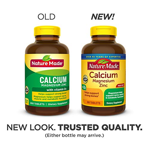 Nature Made Calcium, Magnesium Oxide, Zinc With Vitamin D3 Helps