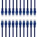 GearIT 20-Pack, Cat5e Ethernet Patch Cable 3 Feet - Snagless RJ45 Computer LAN Network Cord, Blue