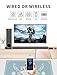 Sound Bar, TV Sound Bar with Subwoofer, 120W 2.1 Soundbar, Wired & Wireless Bluetooth 5.0 Speaker for TV, 34 Inch, HDMI/Optical/Aux/USB, Wall Mountable, Bass Adjustable Surround Sound for Home Theaterthumb 2