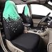 CAR PASS Universal High Back Fashion Car Seat Covers for Car Truck Suvs,sedans,Vehicles,Airbag Compatible (Mint tie dye Front)
