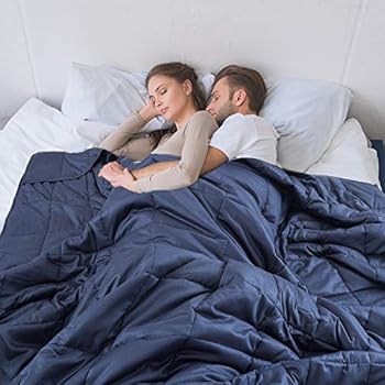 Amazon.com: JOLLYVOGUE 20lbs Weighted Blanket Queen Size for Couple