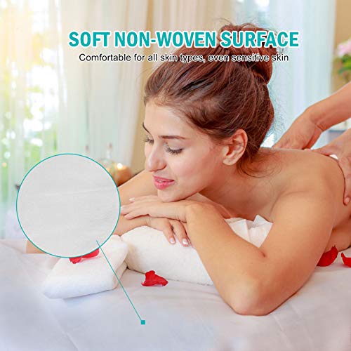 AQUEENLY 40PCS Massage Table Sheets Disposable SPA Bed Sheets, Quality Disposable Sheets for Spa Tatto Salon Lash Bed… - Image 3