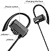 APIE Wireless Bluetooth V4.1 Headphones in-Ear Noise Cancelling Sports Headphone with Microphone TPU Ear Hooks