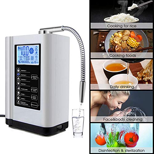 Barbella Water Ionizer & Purifier Machine PH 3.5-10.5 Alkaline Acid / 7 Water Settings Up to / 500mV ORP/ 6000 Liters Per Filter/Auto-Cleaning-Better Water Better Life[US Warehouse Delivery] - Thumbnail 5