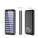 Solar Charger KEDRON 22000mAh Power Bank Portable charger with 2 Port Input & 3 Usb Output External Battery Pack for iPhone, iPad and Samsung Galaxy and More