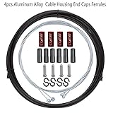 Rainbottle Bicycle Brake Cable Brake Cable Housing Bike Brake Cable Kit Universal Bicycle Cable Kit Replacement for Mountain Bike Road Bike Common Bicycle Using(Full Set)