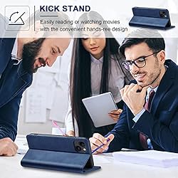 Jasonyu Flip Wallet Case for iPhone 14 Plus