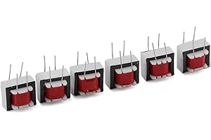 Maxmoral 6pcs EI14 Audio Transformers 600:600 Ohm Europe 1:1 High Efficiency Isolation Transformers