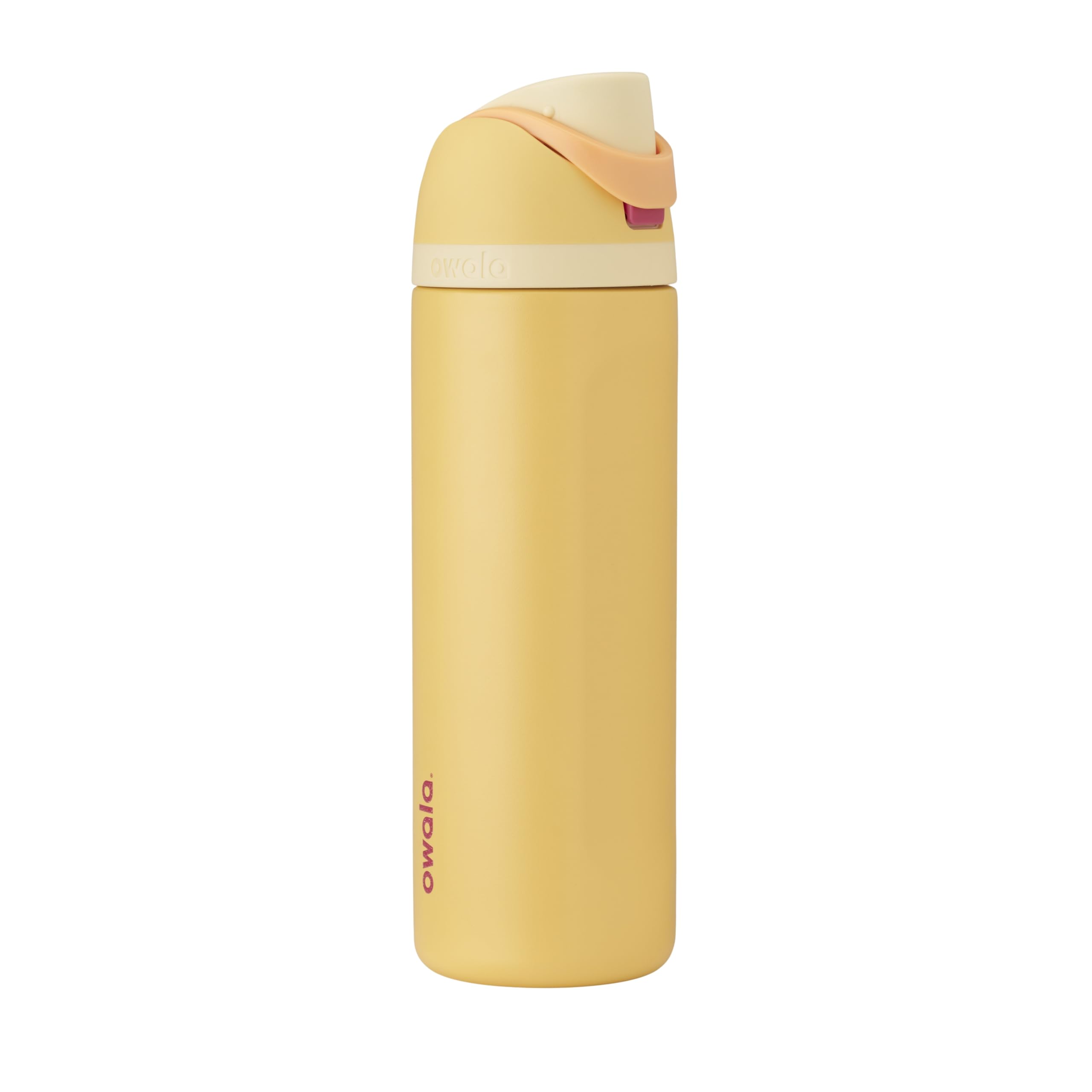 Photo 1 of Owala Disney Princess FreeSip Insulated Stainless Steel Water Bottle with Straw for Sports and Travel, BPA-Free Sports Water Bottle, 24 oz, Belle