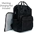 Mini Me Diaper Bag Backpack in Black
