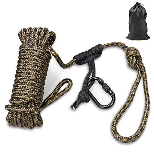 Huntury Treestand Lifeline Rope, for Climbing Stand, Hanging Ladder